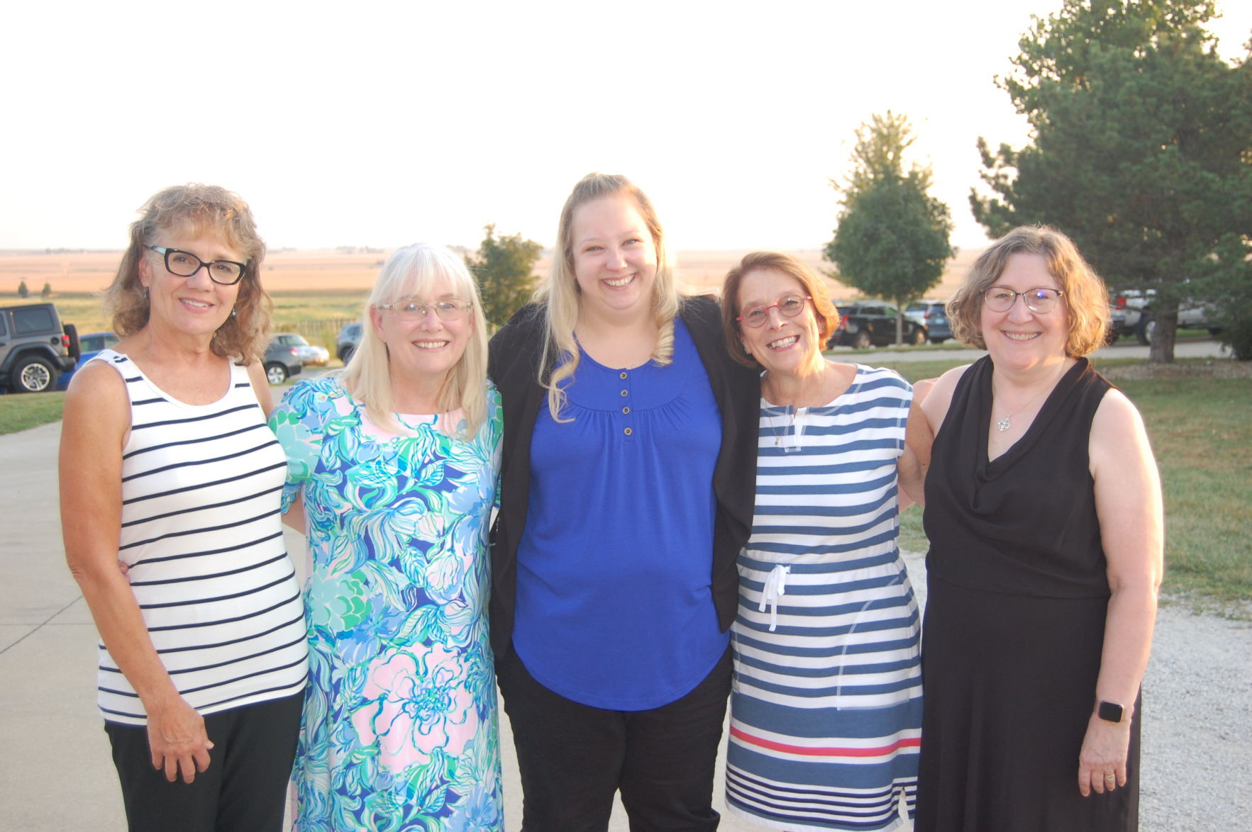 Sue Henrichs, Marcia Basolo, Grace Irvin, Donna Anhalt, Cathy Holbrook